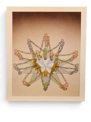 Derek Carruthers (1935–2021) 'Star' Original Watercolour, Signed and Dated May 1999
