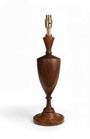 Walnut Table Lamp, English, Mid-20th Century