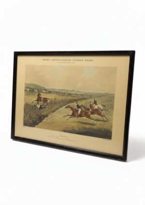 Grand Leicestershire Steeple Chase: "The Climax of Disaster" by Alken & Bentley, 1830