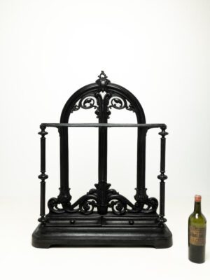 Victorian Stamped Coalbrookdale Cast Iron Stick Stand, c. 1870