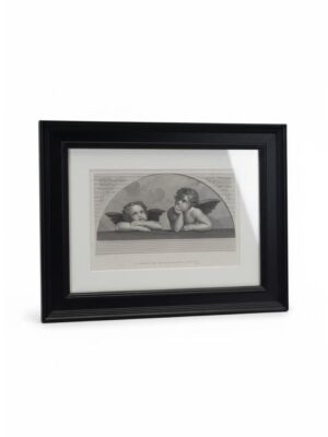 After Raphael: “He Maketh His Angels Spirits” — Antique Engraving