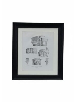 Architectural Lithograph Study: St. Hildebert, Gournay - Fragonard 1822 (Plate 107)
