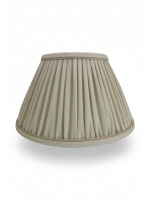 Medium Empire Lampshade – Ecru with Stucco | Handmade in the UK
