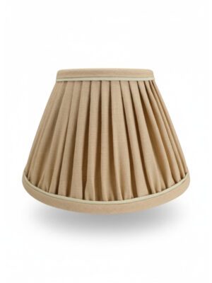 Small Empire Lampshade – Blush with Natural | Handmade in the UK