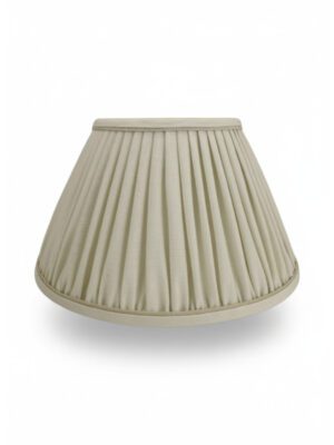 Large Empire Lampshade – Ecru with Stucco | Handmade in the UK