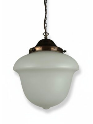 Antique Opaline Pendant Light