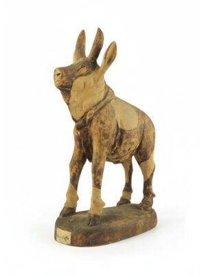 Belcanto Folk Art Sculpture of a Goat
