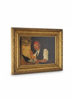 19th Century Oil Painting "Taste of Freedom" - Unsigned
