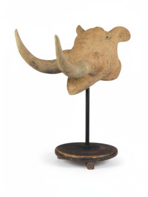 Antique Hand Carved Wooden Animal Sculpture
