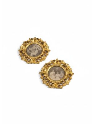 Italian Giltwood Florentine Photo Frames I Pair