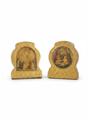 Vintage Florentine Italian Bookends Gilded (Pair)