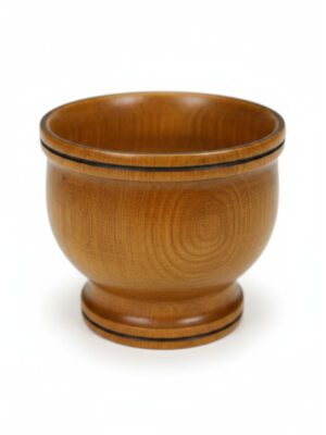 Fine Regency Ebonised Boxwood Apothecary Mortar