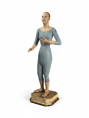 18th Century Italian Articulated Santos Figure (Female Saint)