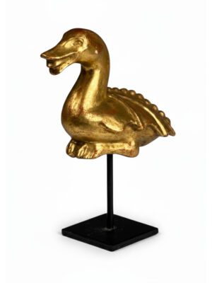 An Antique Giltwood ‘Mythical Duck’ Sculpture | Folk Art Curio