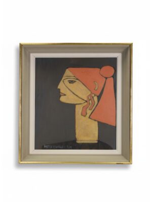Harry Charles Tim Double-Sided Expressionist Painting ‘Pony Tail Jess’ 2026