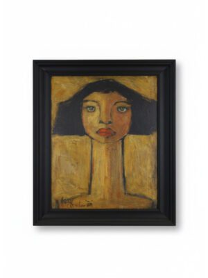 Harry Charles Tim Expressionist Painting ‘Proud’ from the 'Longhead' Series, 2026