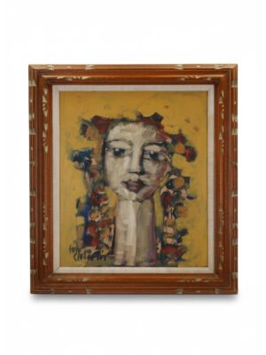 Harry Charles Tim Expressionist Acrylic Painting ‘Harvest Boss’ – Longhead Series, 2026