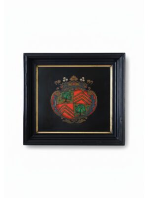Large 19th Century Florentine Heraldic Pietra Dura Plaque, Allegory of Peace, c.1890