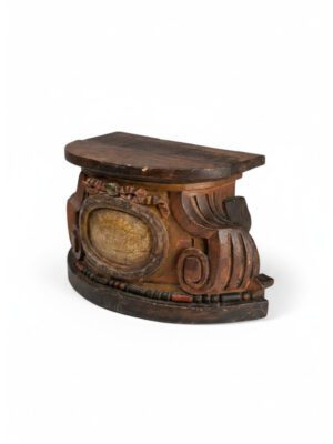 A Rare 18th/19th Century Southern European Polychrome Church Stand