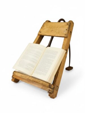 Rare French Antique Roofer’s Seat Repurposed as a Book Stand, Circa 1800