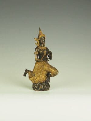 Vintage Bronze Thai Buddha Figure
