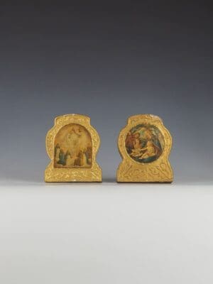 Vintage Florentine Italian Bookends Gilded (Pair)