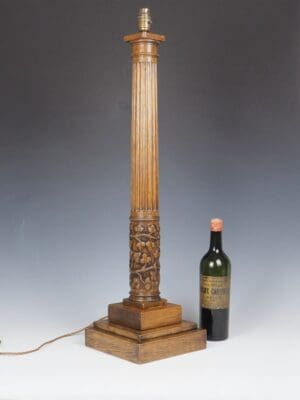 Antique Corinthian Table Lamp for sale at Shackleton Fox Antiques