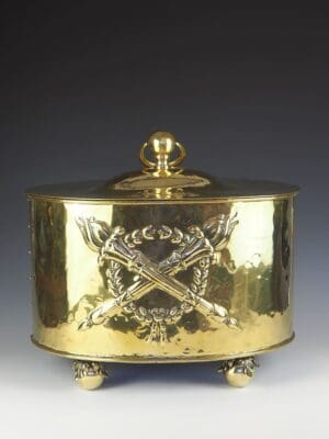 Antique Country House Coal Bin with Liner