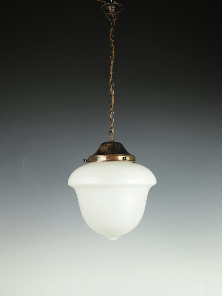 Antique Opaline Pendant Light