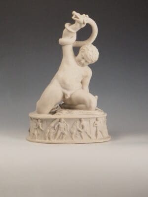 Young Hercules Statue – Marble Composite Reproduction of Famous Thorvaldsen