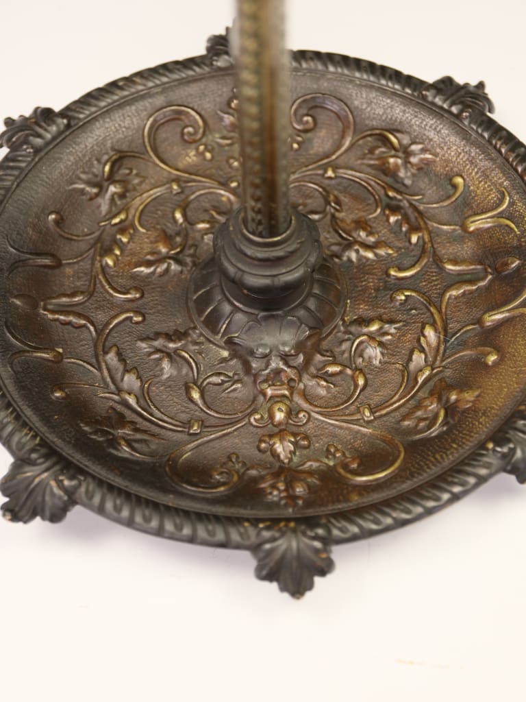 Exceptionally Ornate 19th-Century Bronze Fireside Stick Stand
