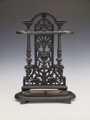 Superb Victorian Cast Iron Stick Stand/Umbrella Stand with Neo-Classical Detail