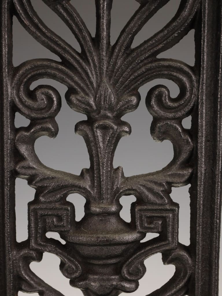 Superb Victorian Cast Iron Stick Stand/Umbrella Stand with Neo-Classical Detail