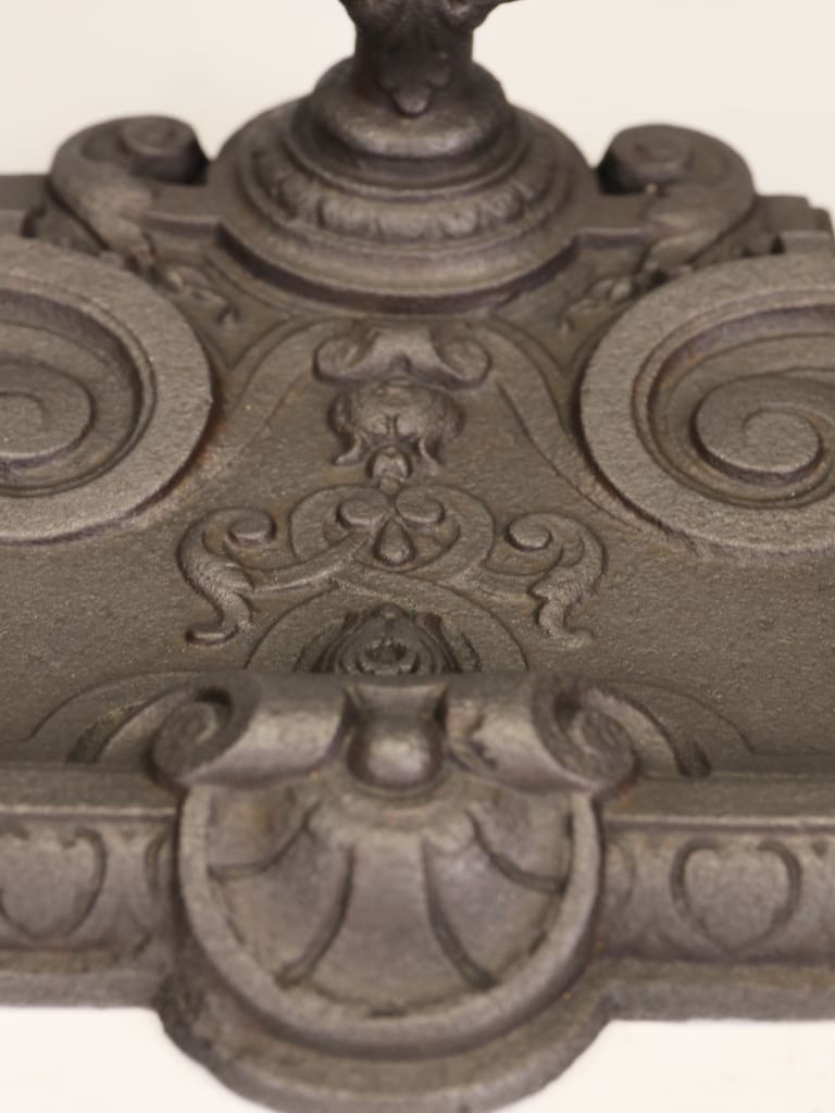 19th Century French Cast Iron Fireside Stick Stand