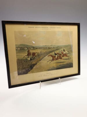 Grand Leicestershire Steeple Chase: "The Climax of Disaster" by Alken & Bentley, 1830