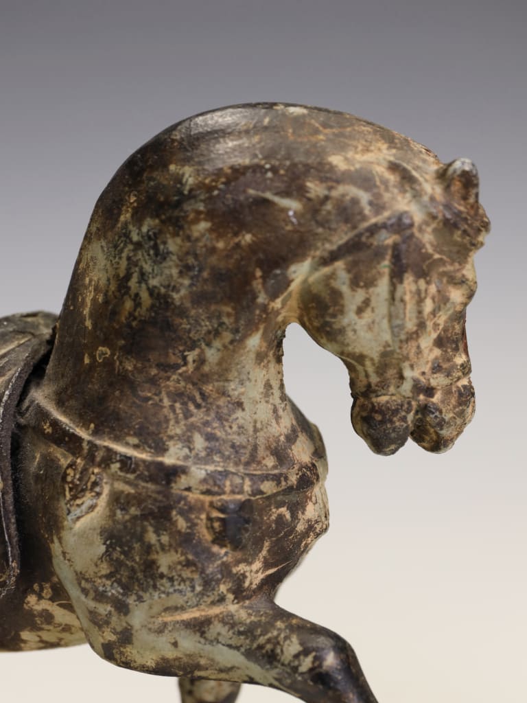 A Fine 19th Century Decorative Cast Iron Horse