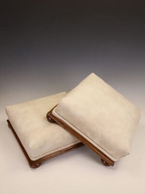 A Fine Pair of Victorian Mahogany Footstools