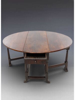 A Fine Charles II Oak Gate-Leg Dining Table, circa 1680