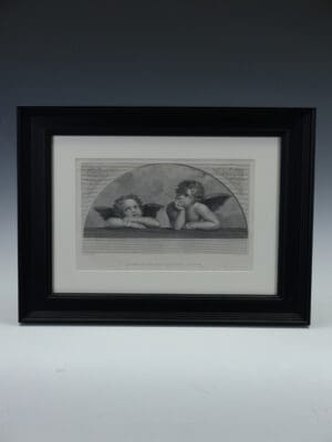 After Raphael: “He Maketh His Angels Spirits” — Antique Engraving