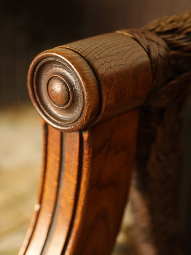 Pair of 1930s "Zeppelin" Lloyd Loom Armchairs by W. Lusty & Sons