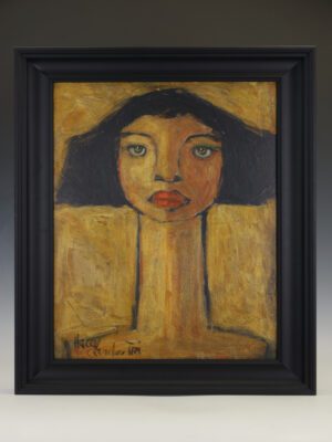 Harry Charles Tim Neo-Expressionist Painting ‘Proud’ from the 'Longhead' Series, 2026