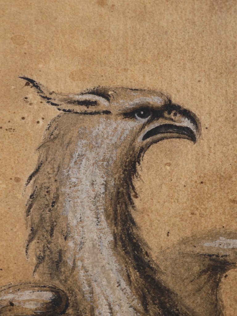 Original French Louis XV Coachbuilder&rsquo;s Design for a Jeweller&rsquo;s Trade Carriage, Dated 1769