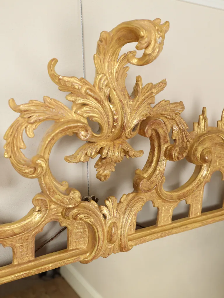 Pair of Irish George II Carved Giltwood Mirrors, 18th Century